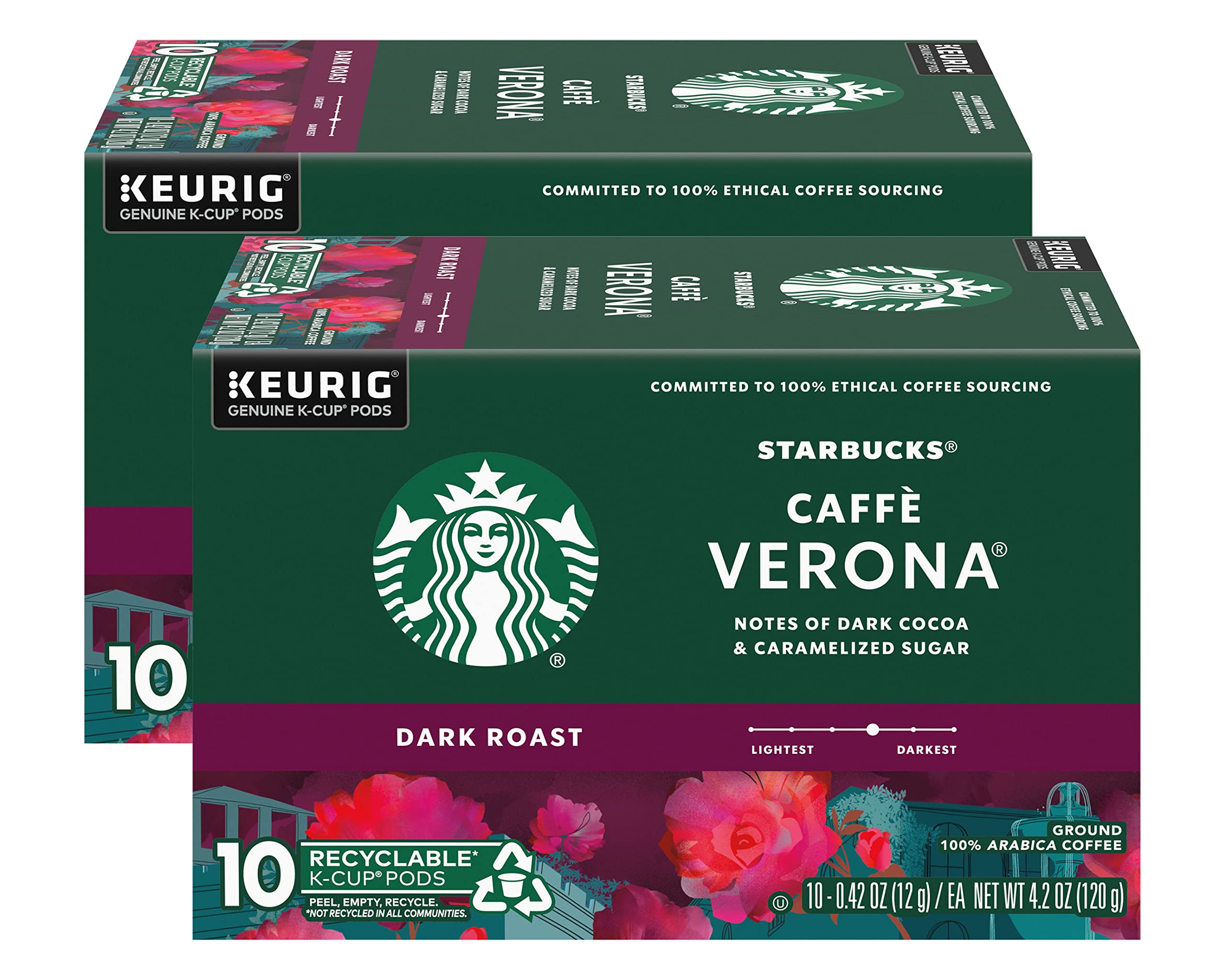 Starbucks Caffe Verona Coffee K-Cup Pods