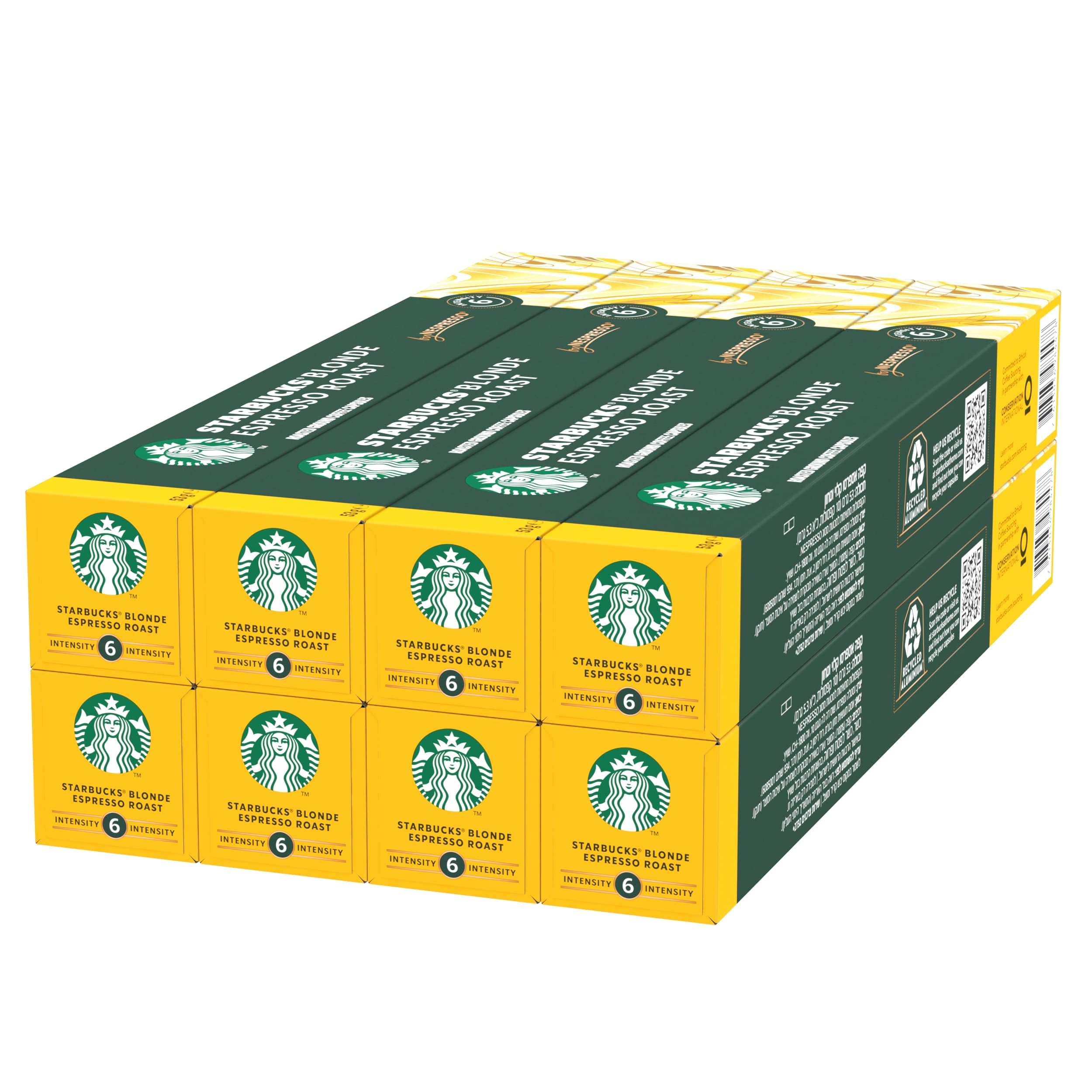 Starbucks Espresso Blonde Roast 80 Count Nespresso Compatible