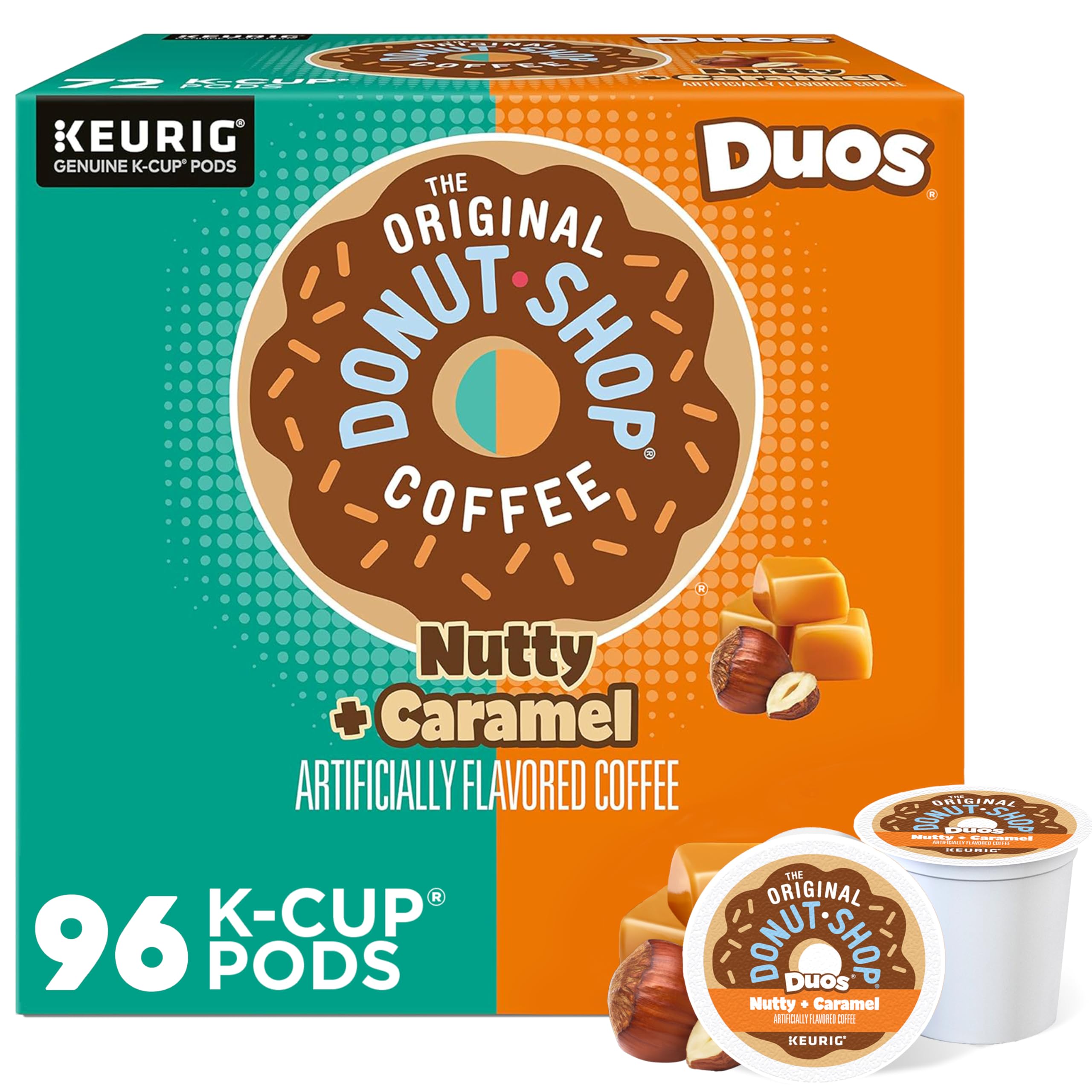 The Original Donut Shop Duos Nutty + Caramel Keurig