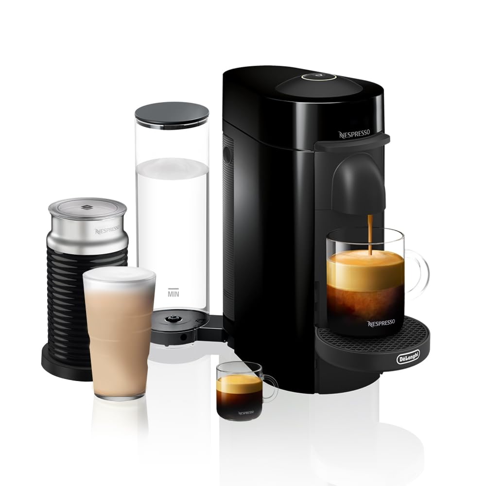 Nespresso VertuoPlus Coffee and Espresso Machine by De'Longhi