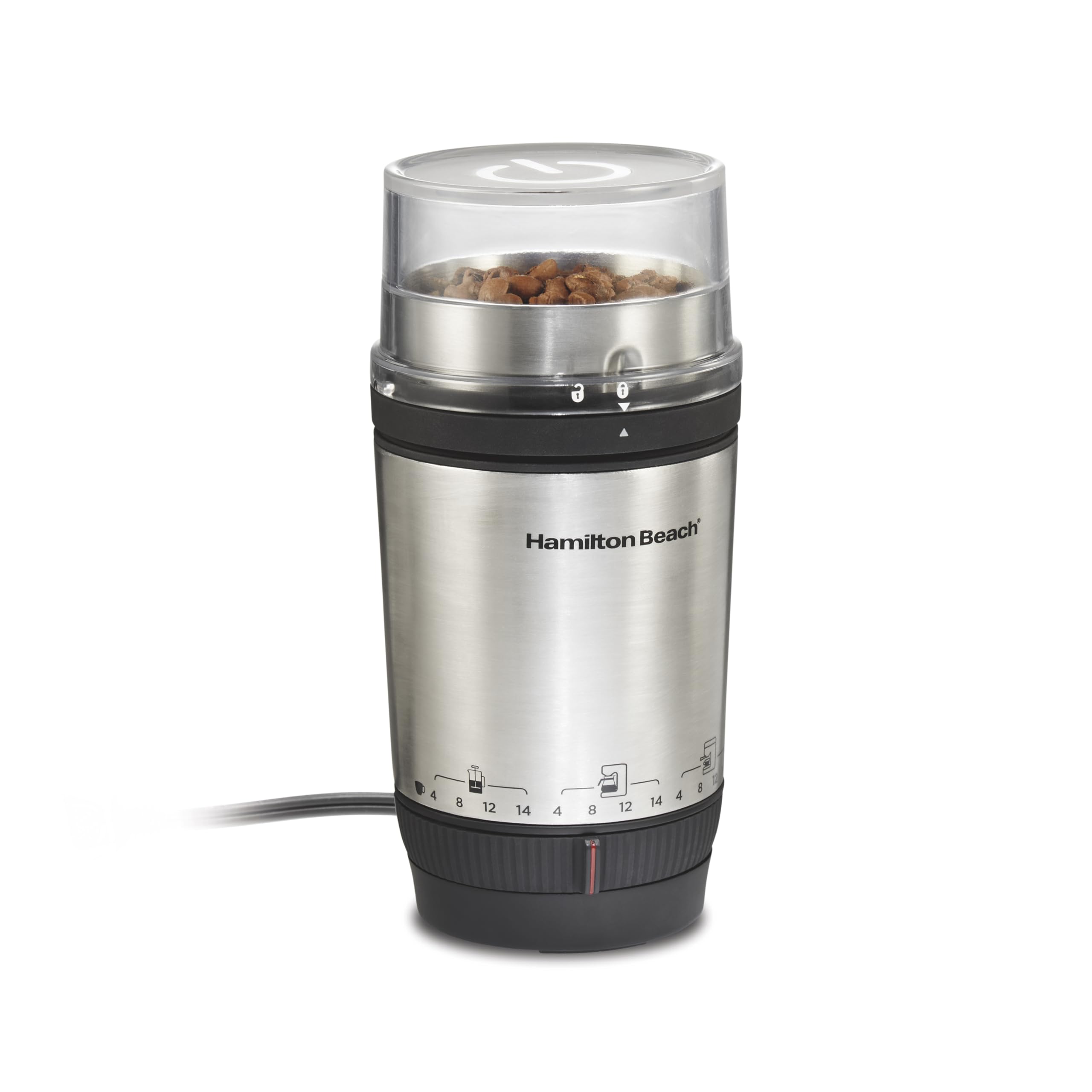 Hamilton Beach Custom Grind Electric Coffee Grinder for 4-14