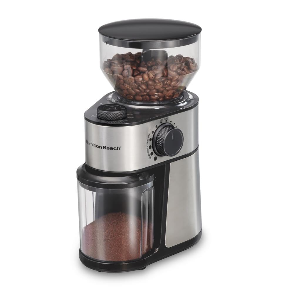 Hamilton Beach Electric Burr Coffee Grinder with Large 16oz