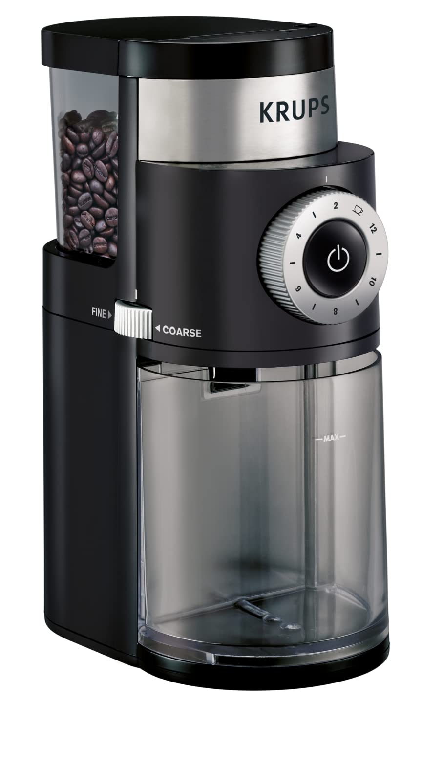 KRUPS Precision Burr Coffee Grinder: 12 Settings