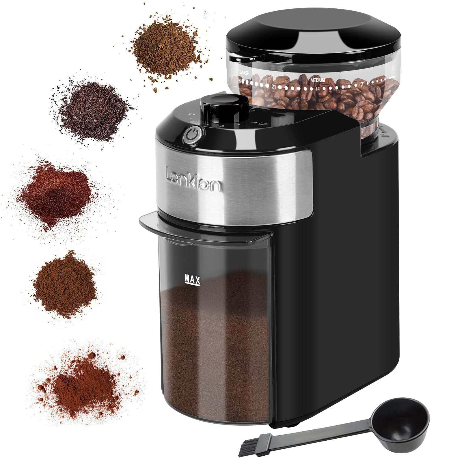 Lonkion Burr Coffee Grinder Electric