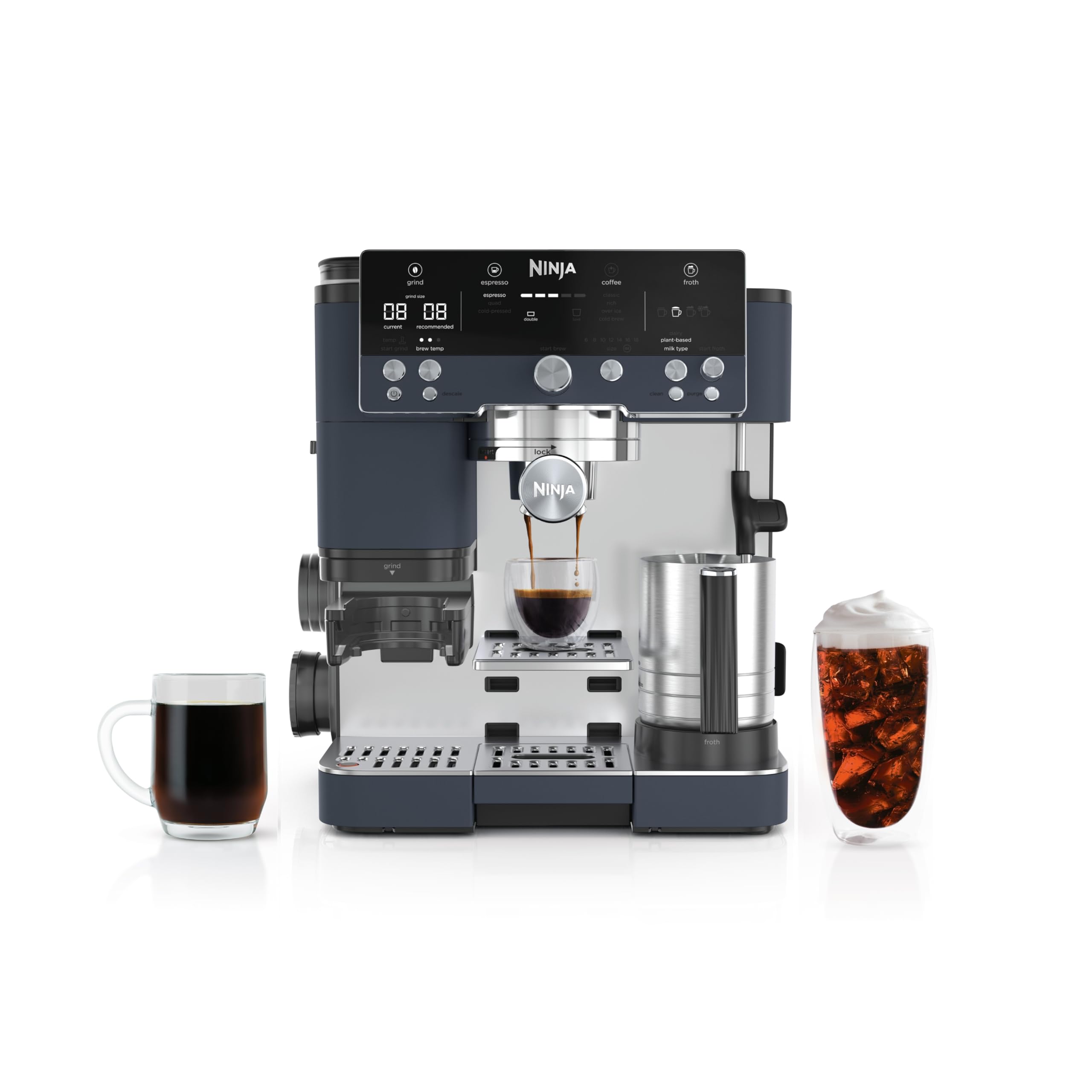 Ninja Luxe Café Premier 3-in-1 Espresso Machine, Drip Coffee