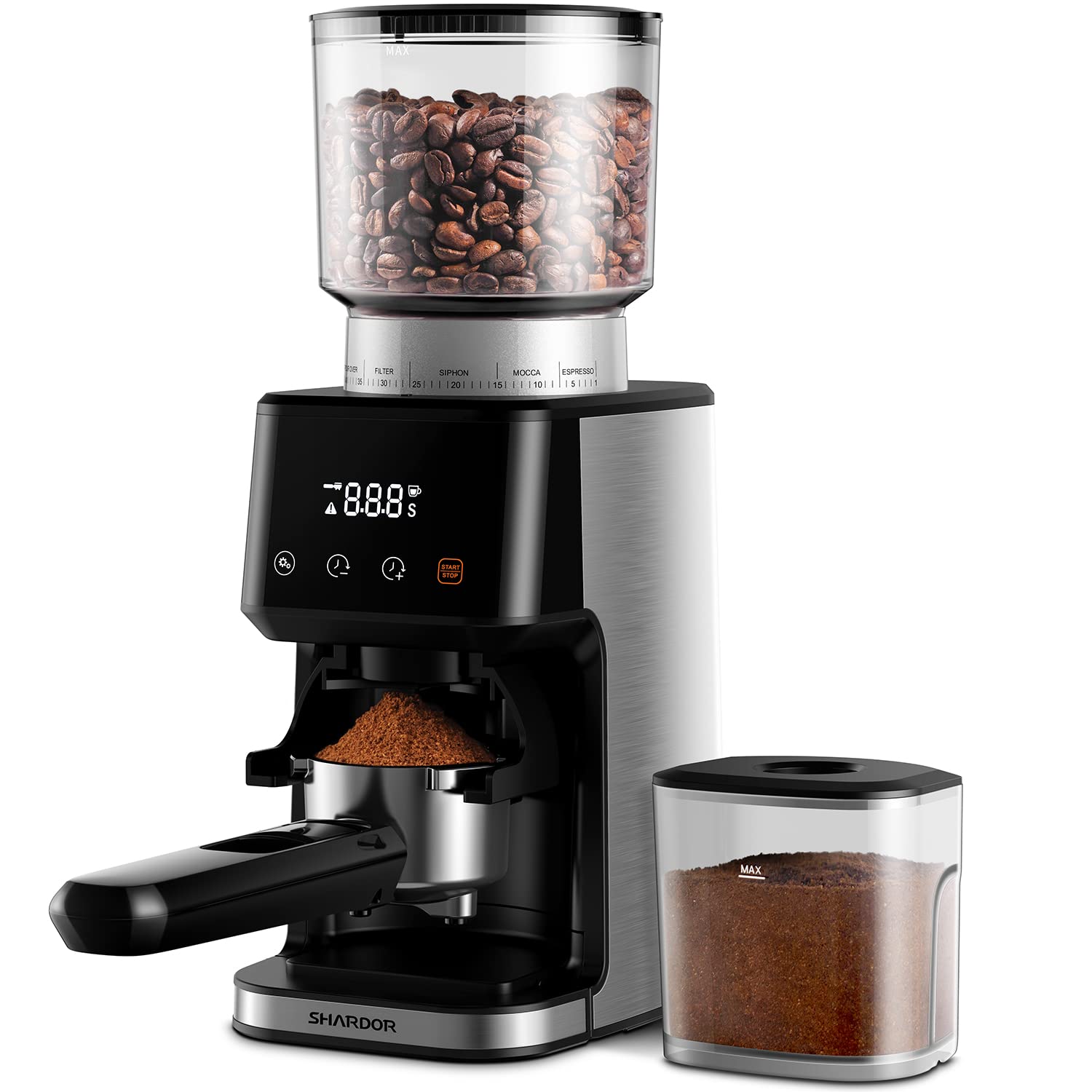 SHARDOR Conical Burr Espresso Coffee Grinder Electric with