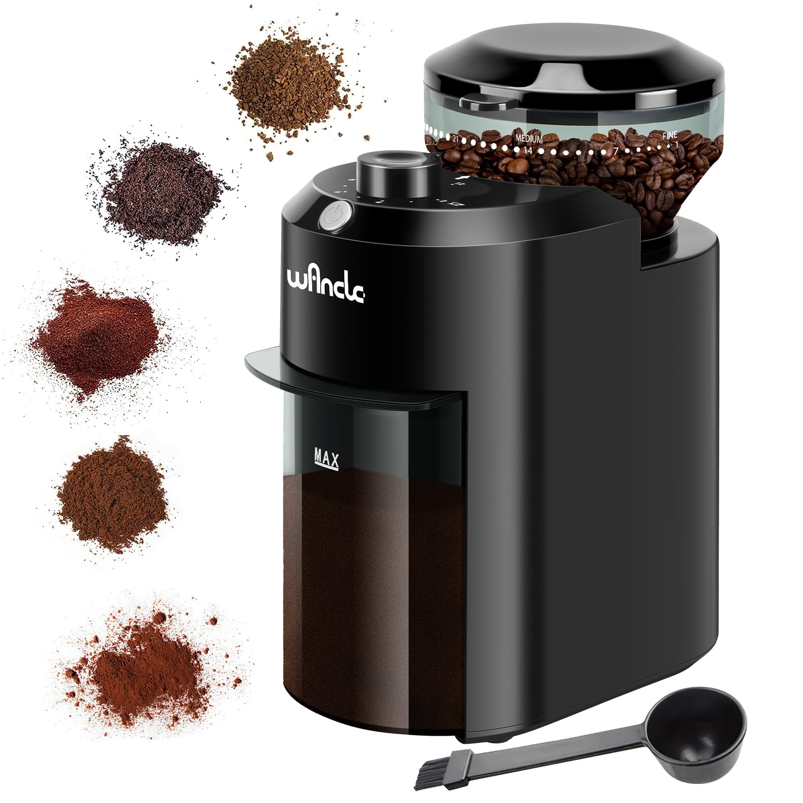 Wancle Electric Burr Coffee Grinder