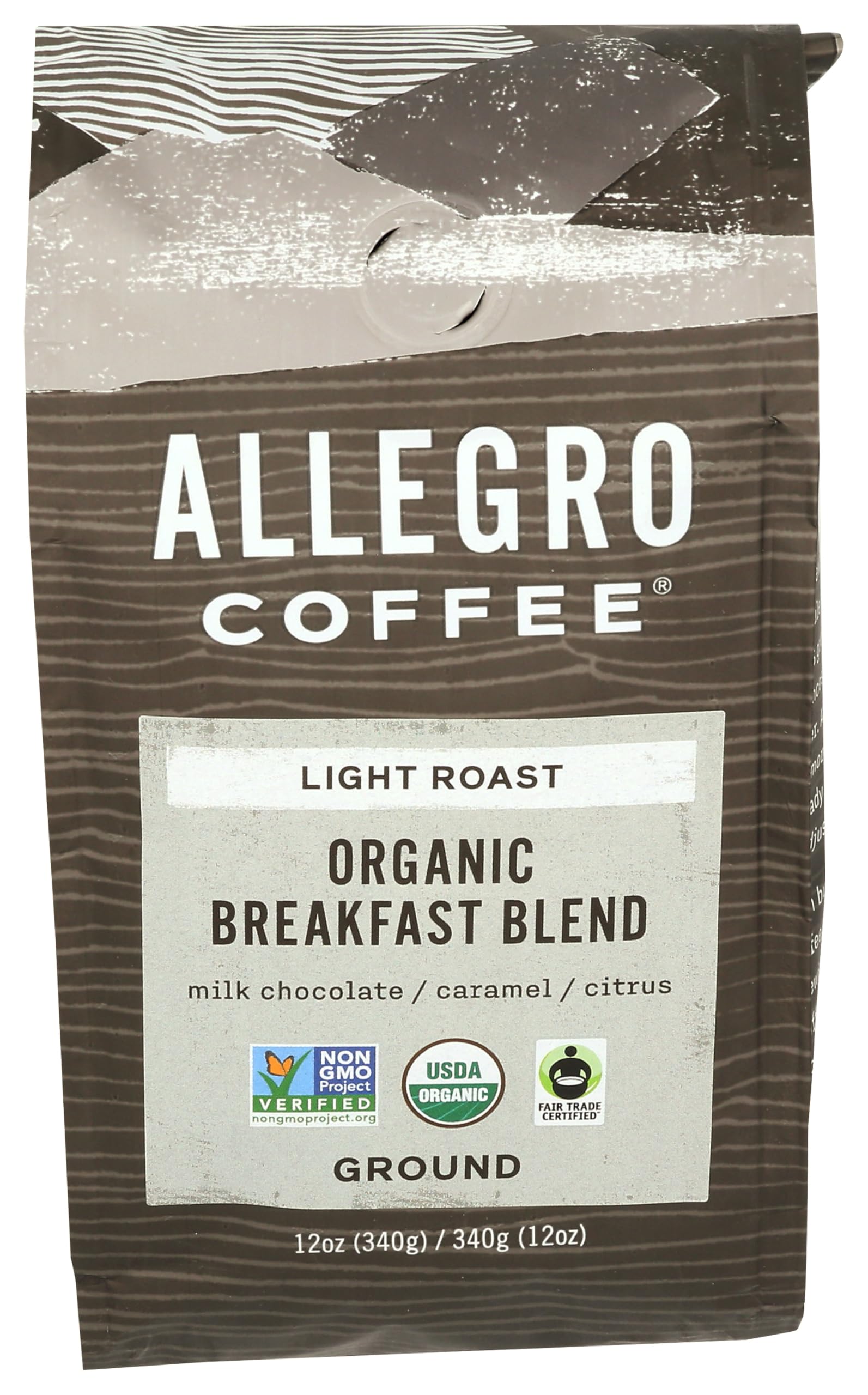 Allegro Coffee Organic Breakfast Blend Ground Coffee