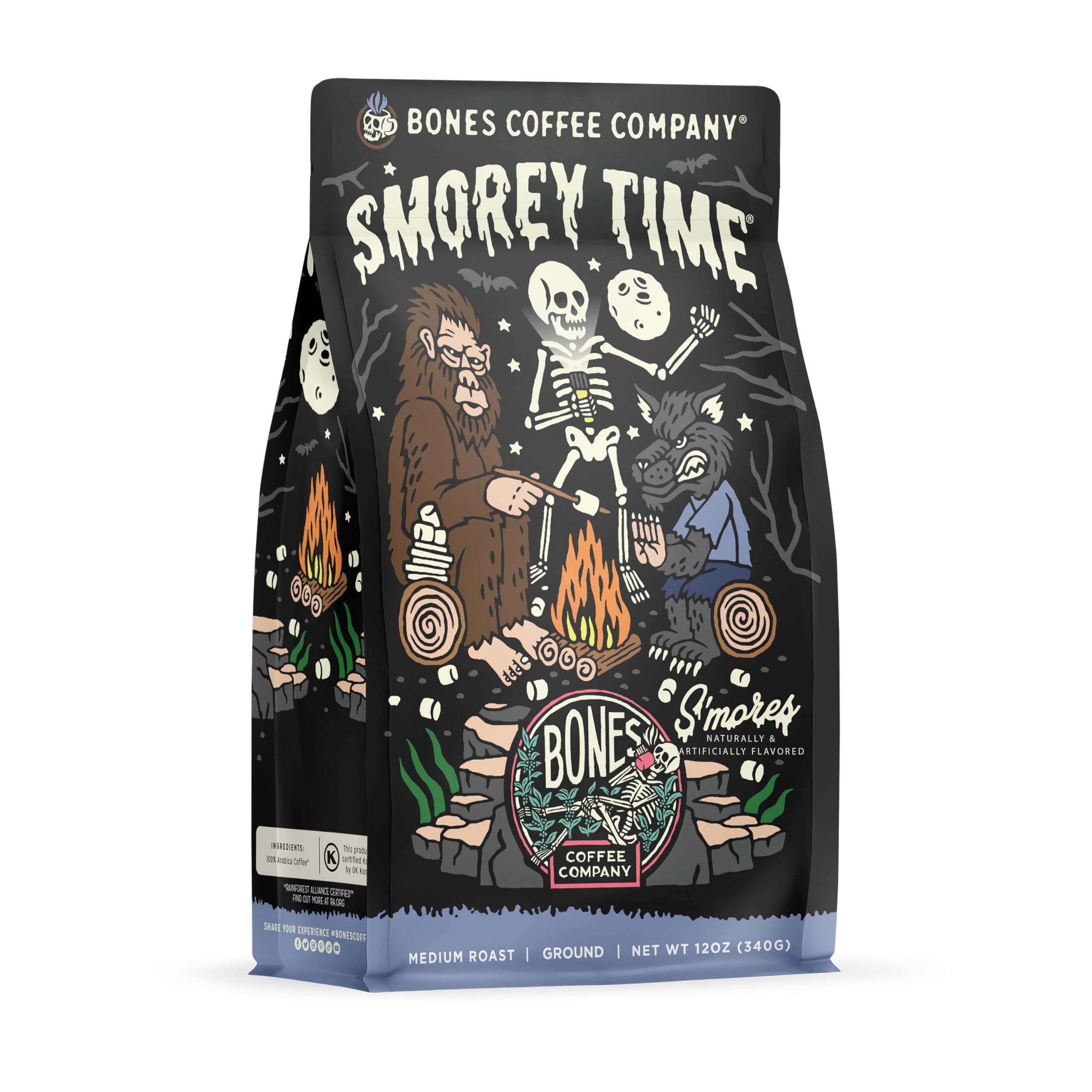 Bones Coffee Company S'morey Time Flavored Coffee