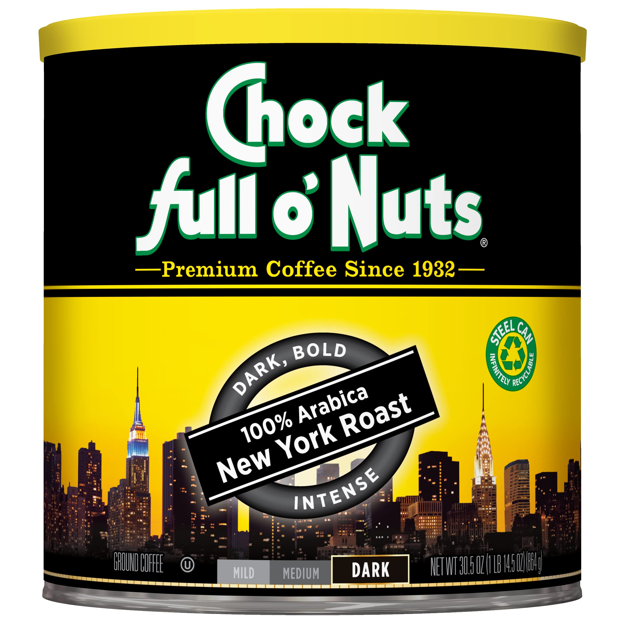 Chock Full o' Nuts New York Roast Ground Coffee