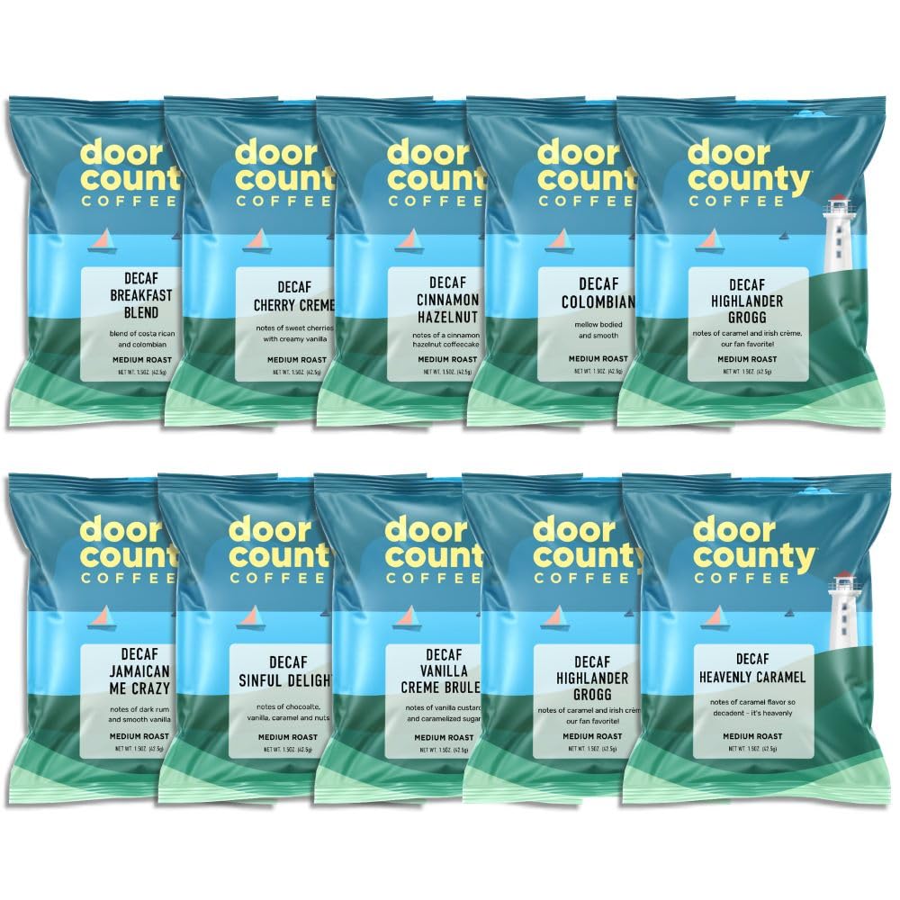 Gourmet Flavored Decaf Coffee Sampler Pack