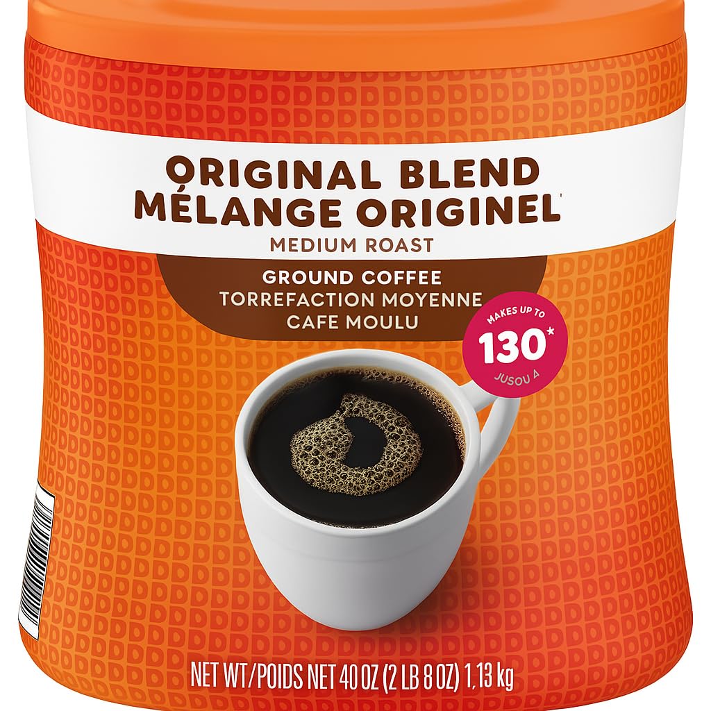 Dunkin Donuts Original Blend Ground Coffee, Medium Roast