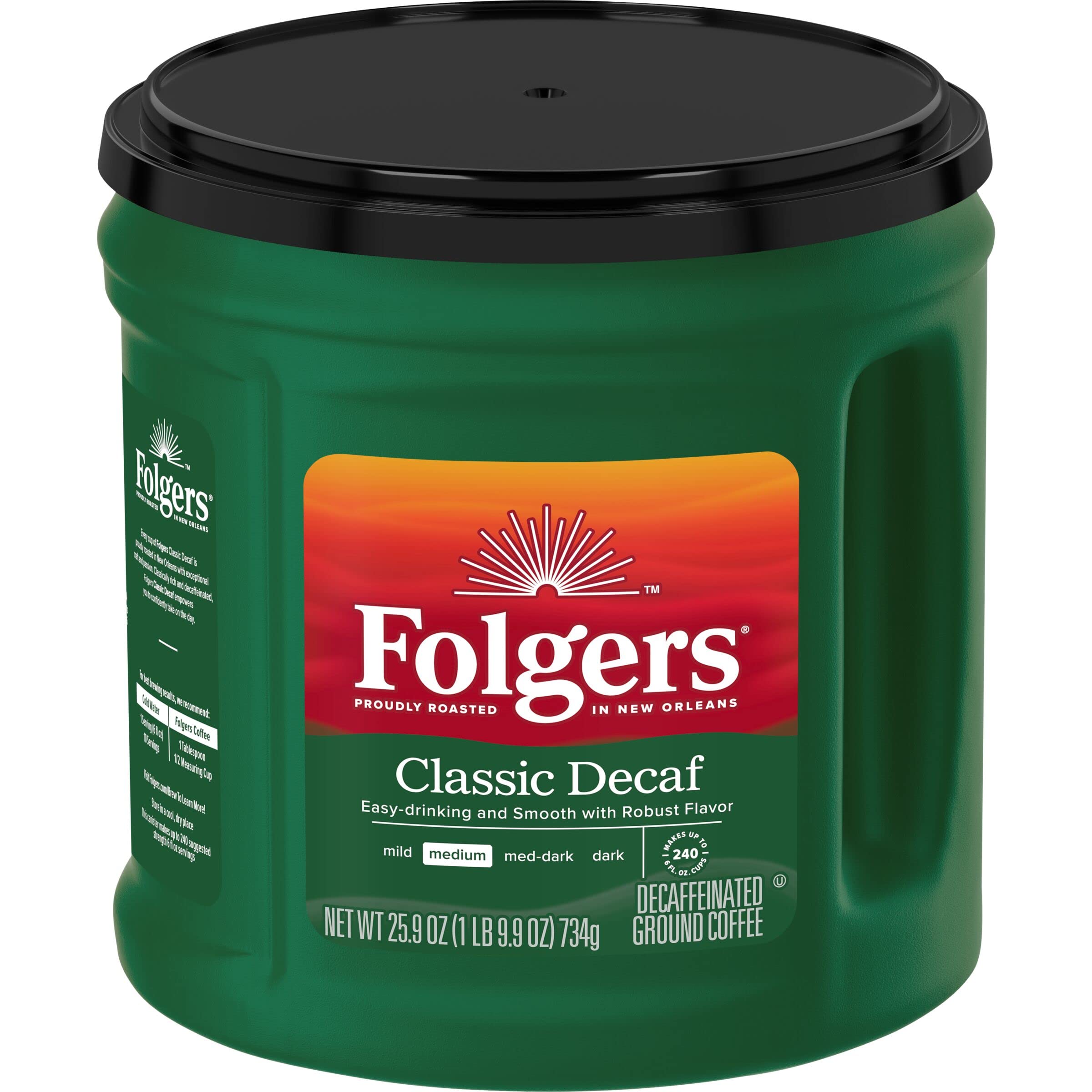 Folgers Classic Decaf Medium Roast Ground Coffee