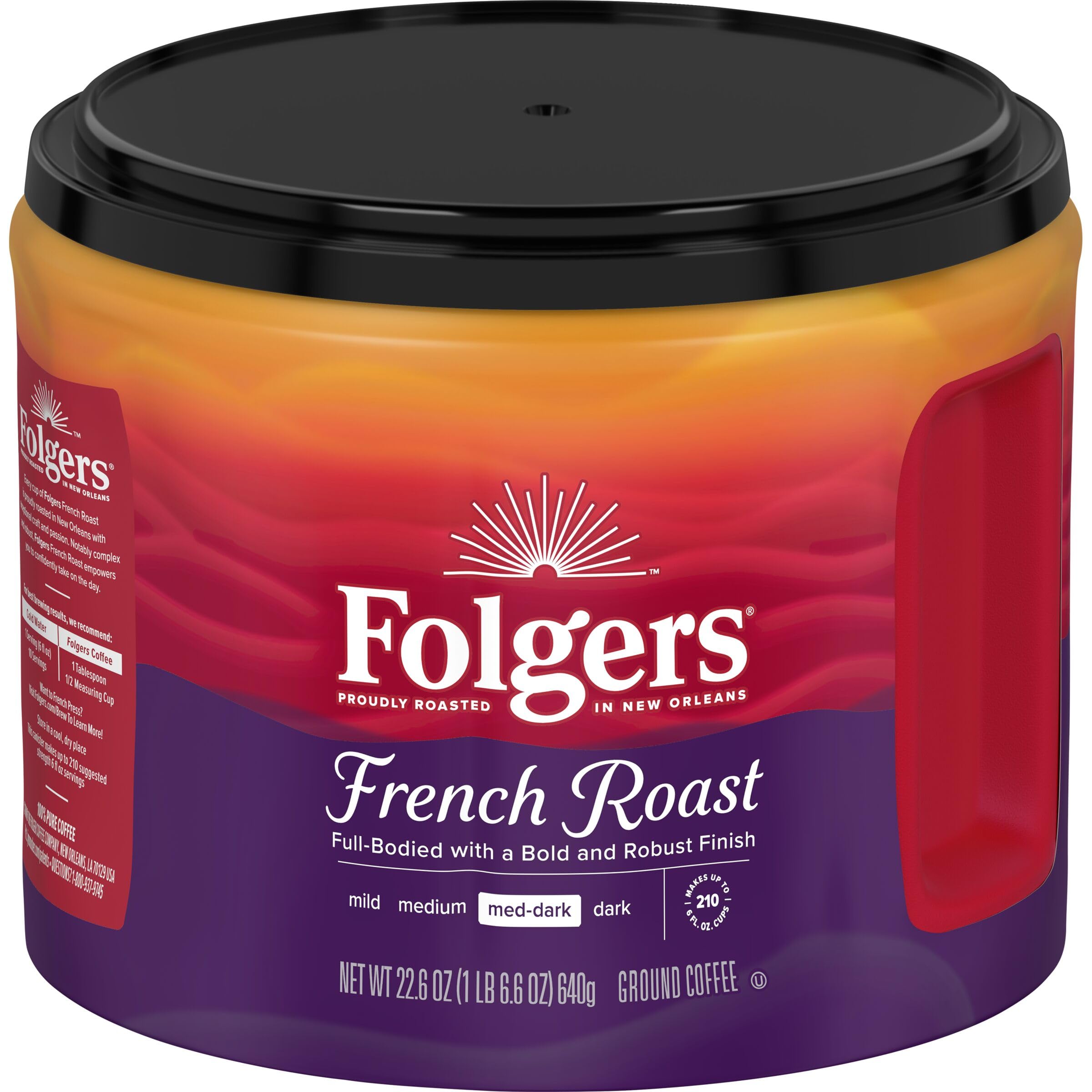 Folgers French Roast Medium-Dark Roast Ground Coffee