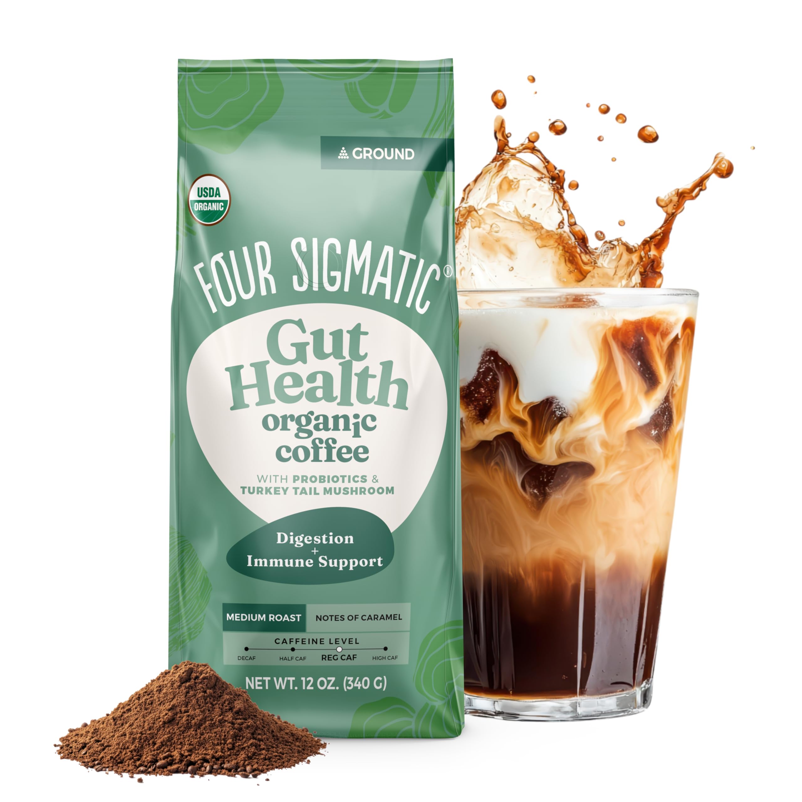 Four Sigmatic Gut Health Organic Ground Coffee