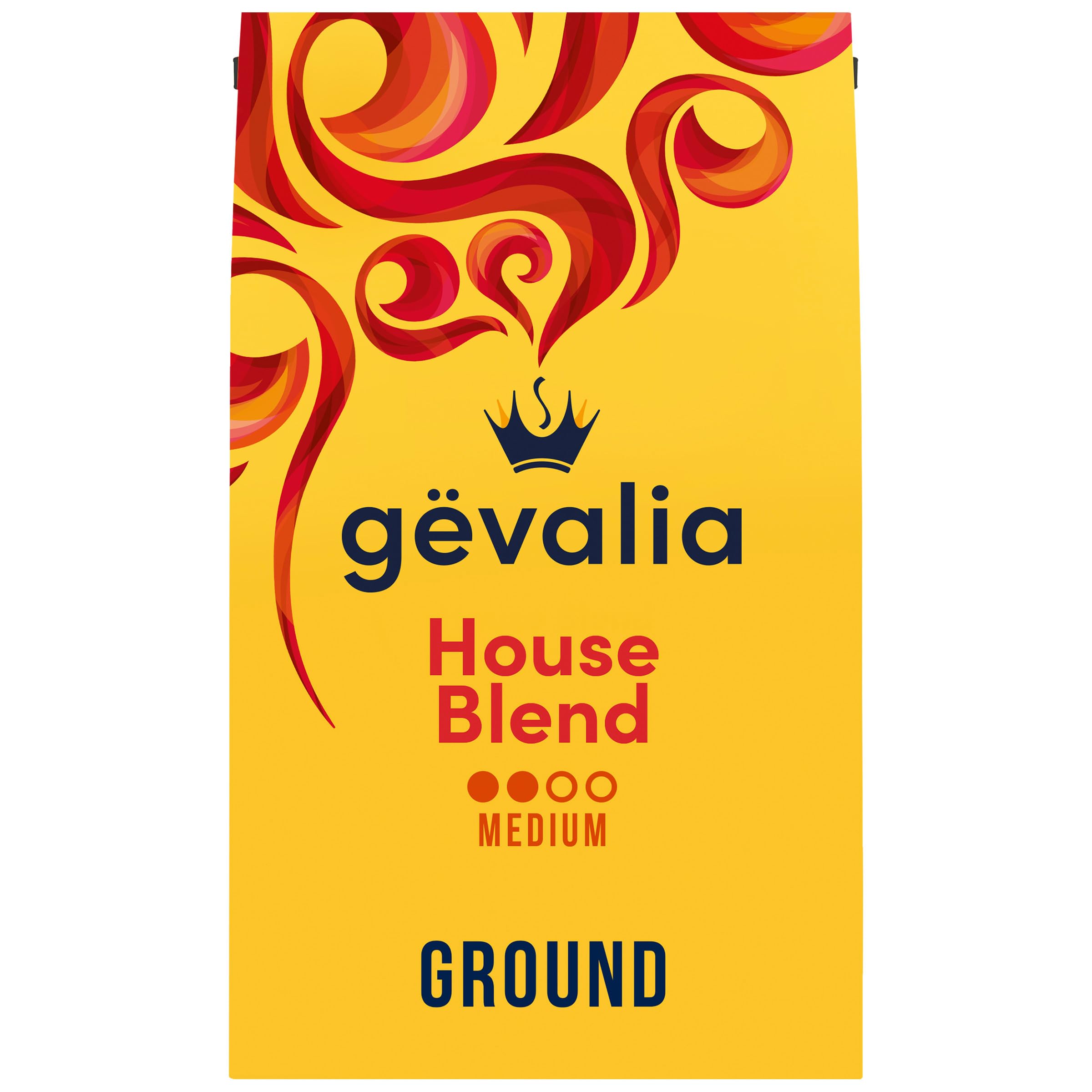 Gevalia House Blend Medium Roast 100% Arabica Ground Coffee