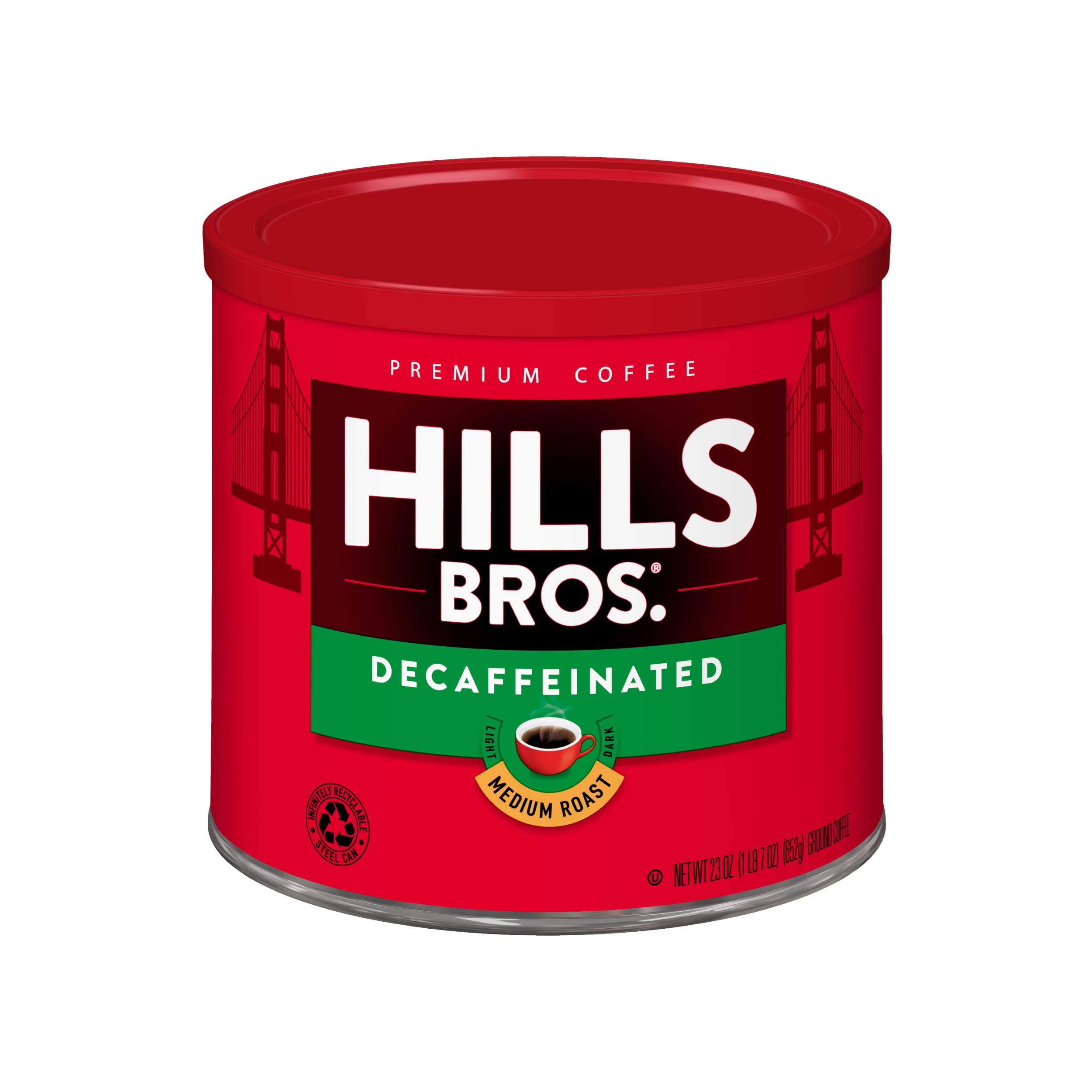 Hills Bros. Decaffeinated Ground Coffee