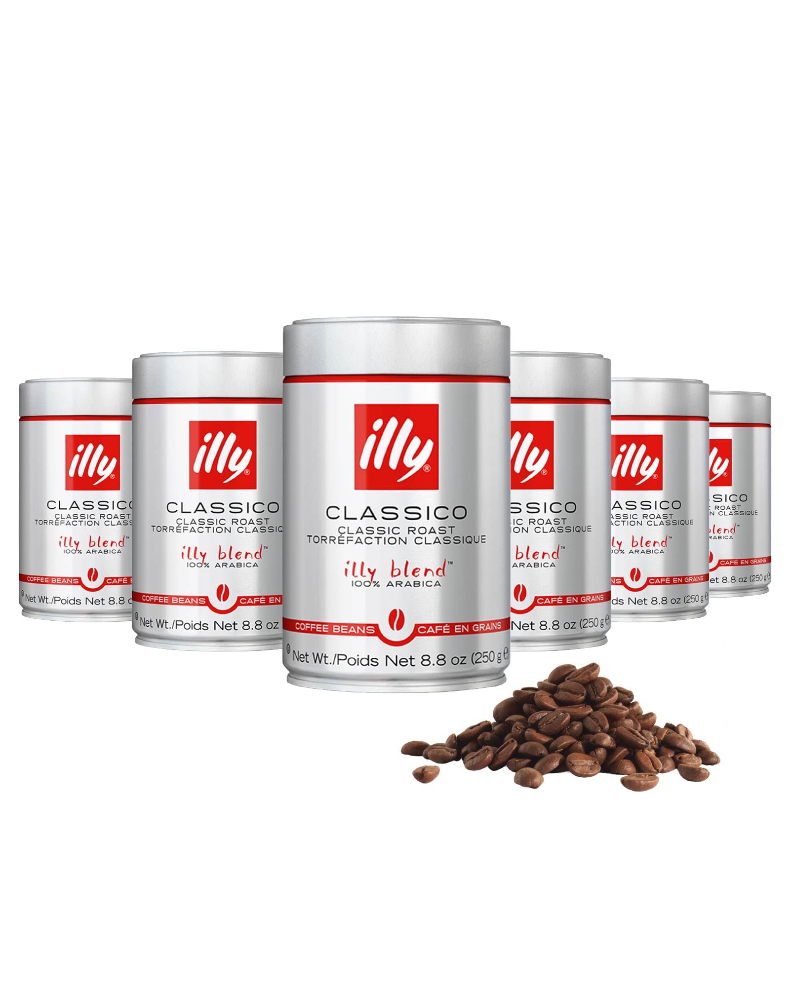 illy Whole Bean Coffee, Classico Medium Roast