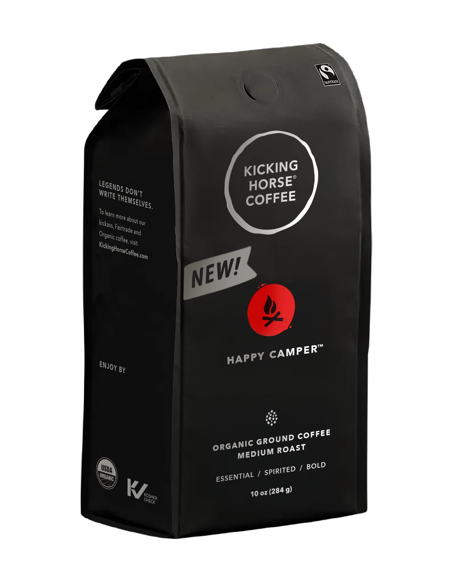 Kicking Horse Happy Camper Ground Coffee, 10 Ounce