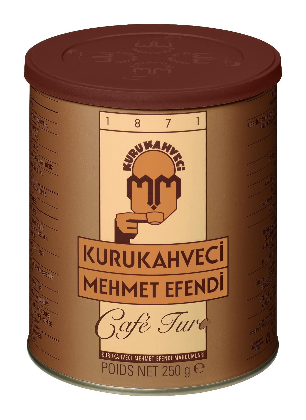 KURUKAHVECI MEHMET EFENDI Turkish Coffee, 100% Arabica