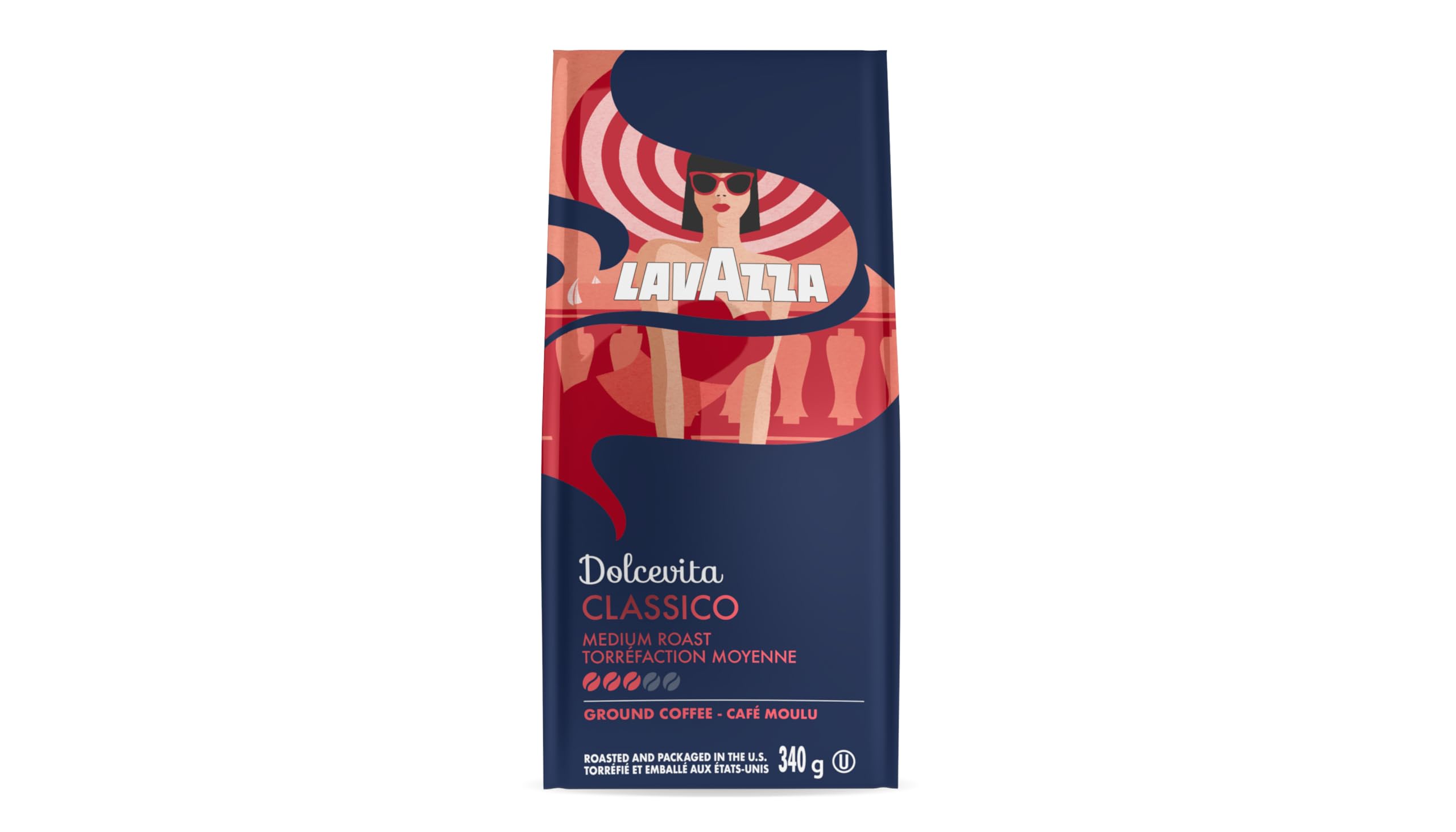Lavazza Ground Coffee Classico 340g 12 Ounce