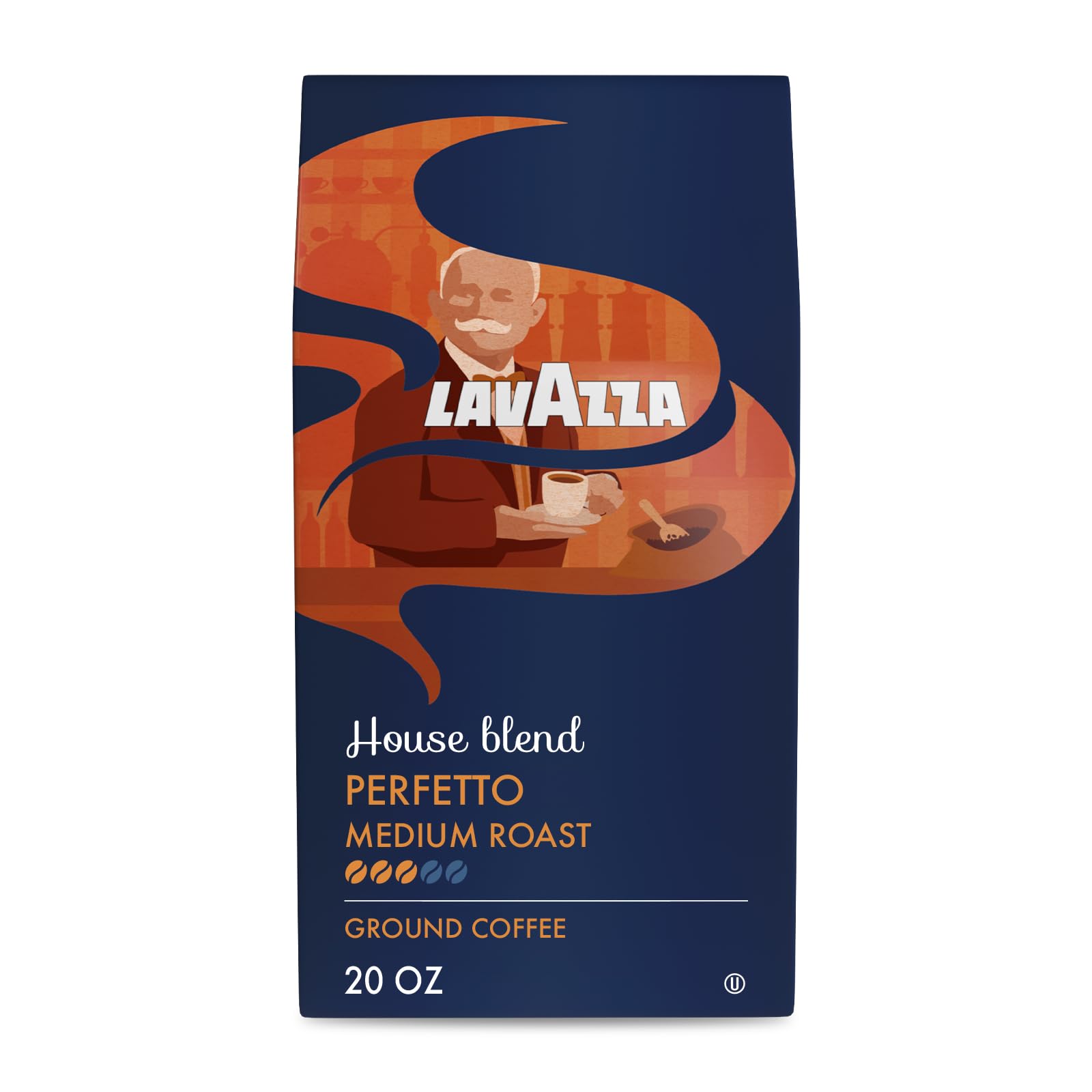 Lavazza Perfetto Ground Coffee Blend, Dark Roast