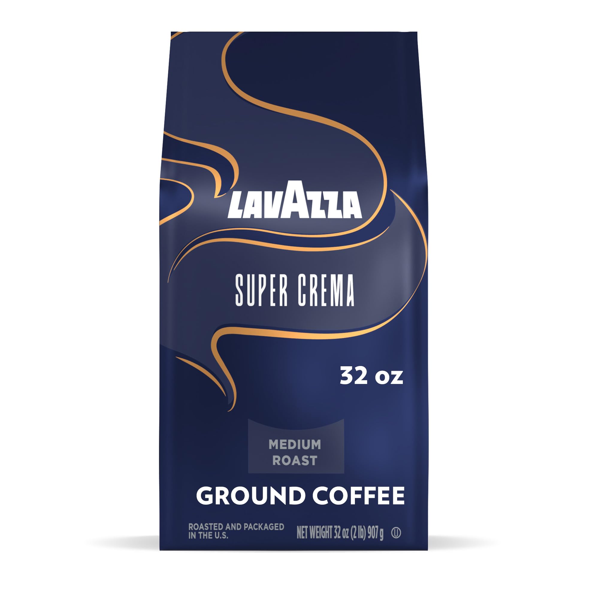 Lavazza Super Crema Ground Coffee, Medium Roast