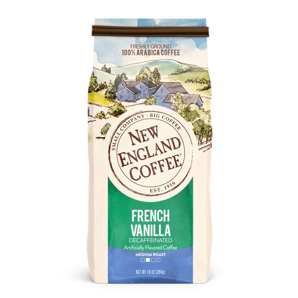 New England Coffee French Vanilla Decaffeinated Medium Roast