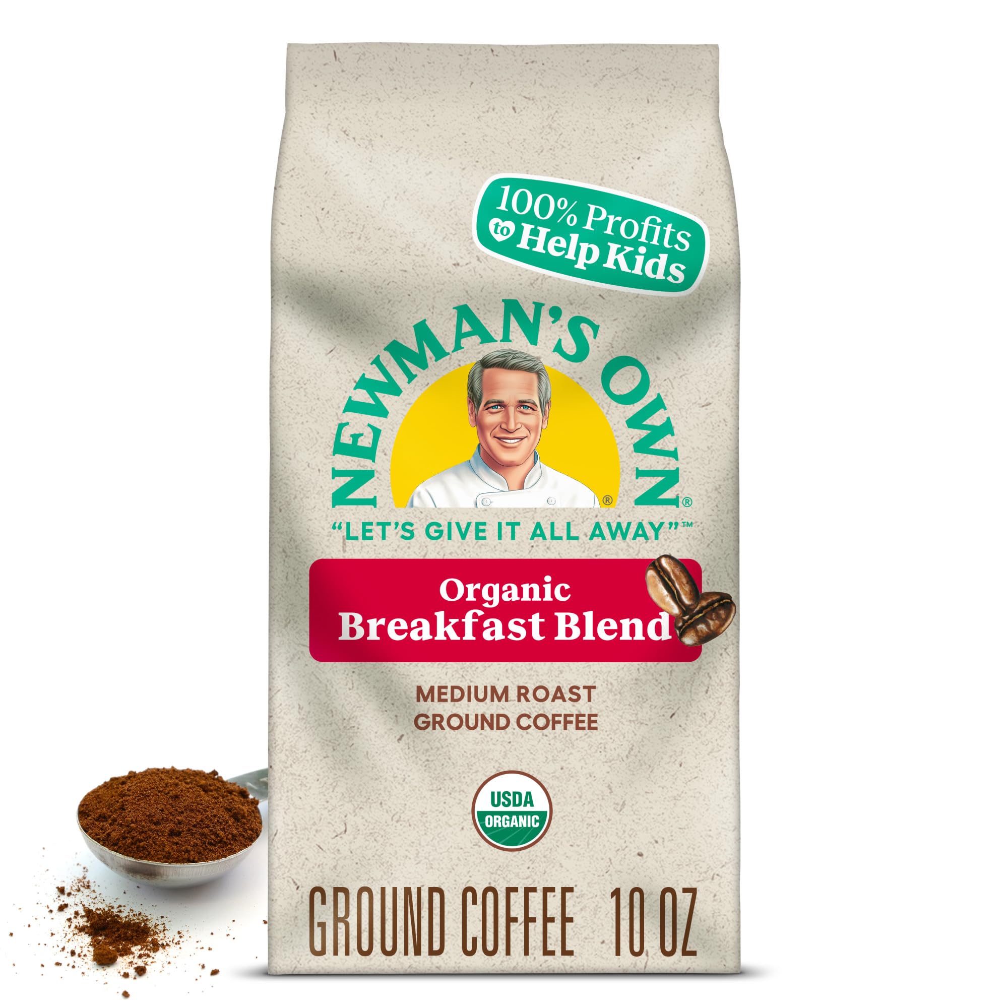 Newman's Own Organics Breakfast Blend, Ground Coffee