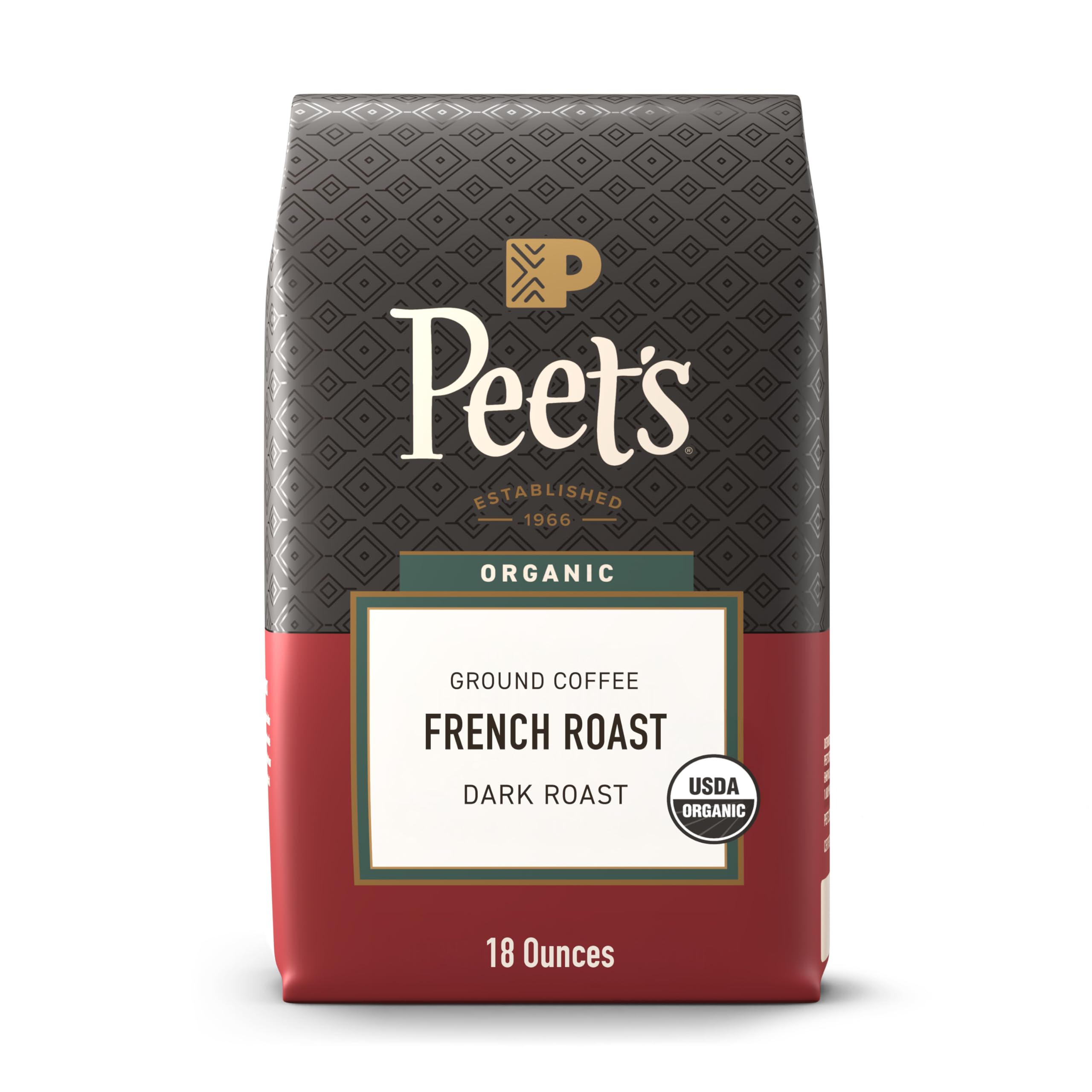 Peet's Coffee, USDA Organic Dark Roast Ground Coffee