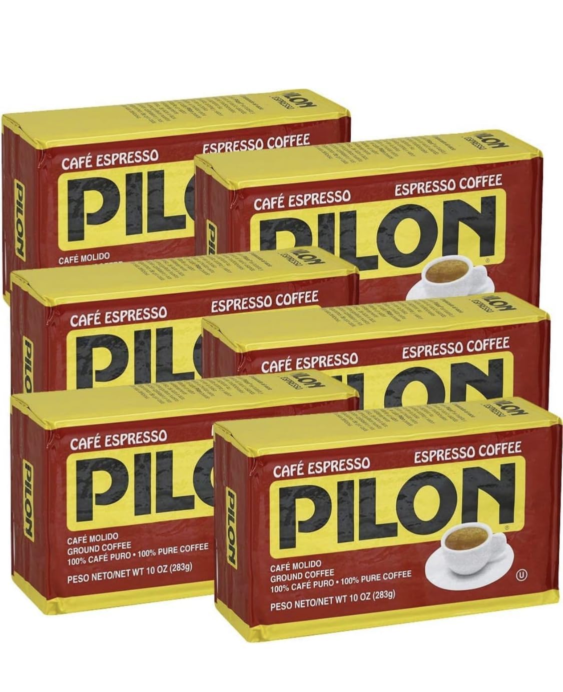 Pilon Ground Espresso Coffee 10oz