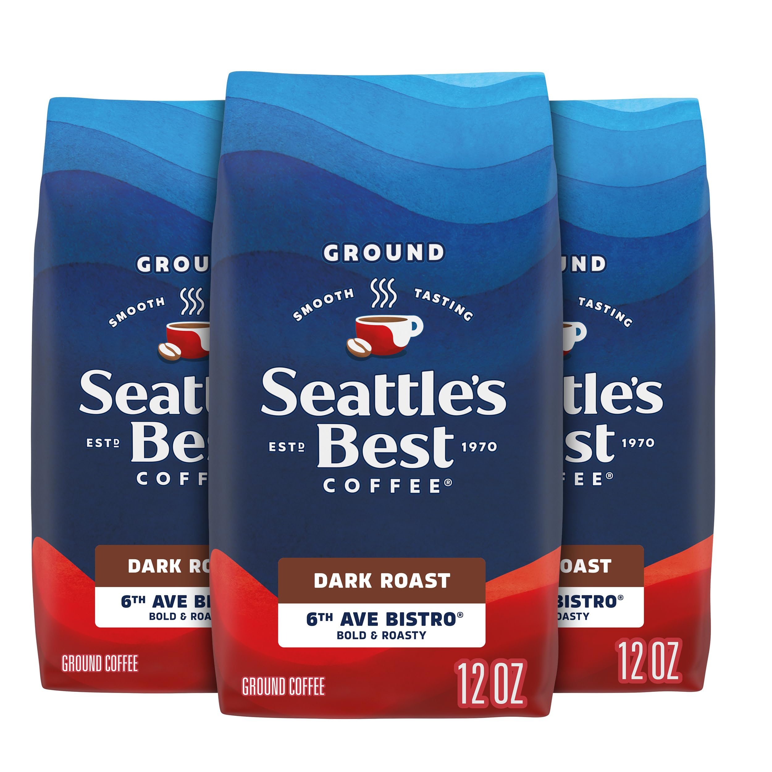 Seattle’s Best Coffee, Dark Roast Ground Coffee