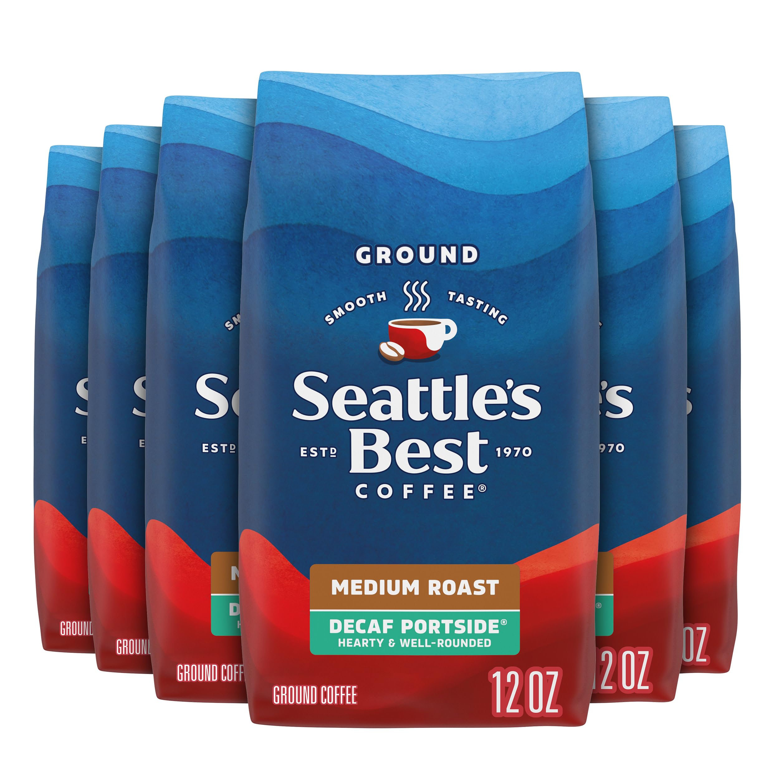 Seattle's Best Coffee Decaf Portside Blend Medium Roast Ground