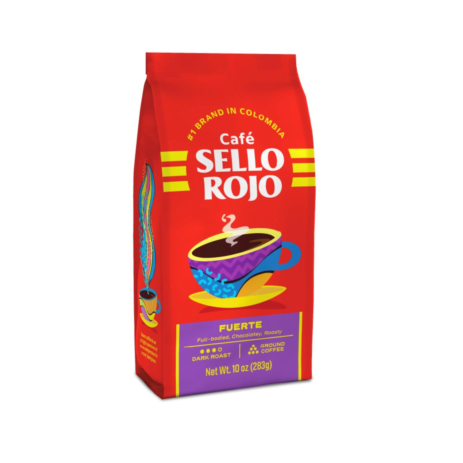 Sello Rojo Fuerte Dark Roast Ground Coffee