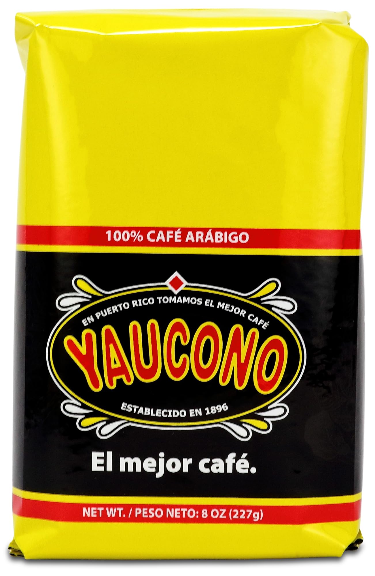 Yaucono Ground Coffee Bagged, 8 Ounce