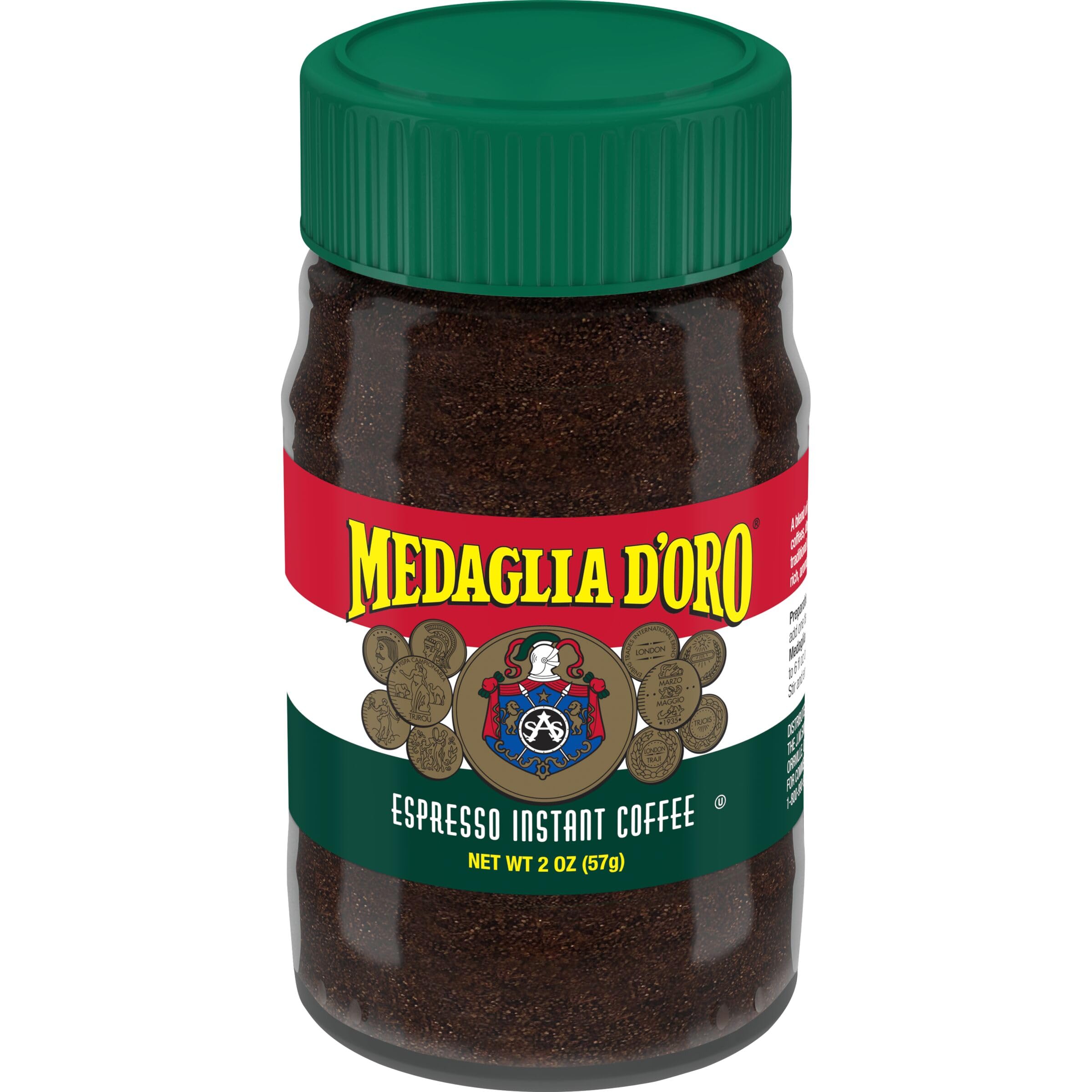 Medaglia D'Oro Espresso Style Instant Coffee, 2 Ounces